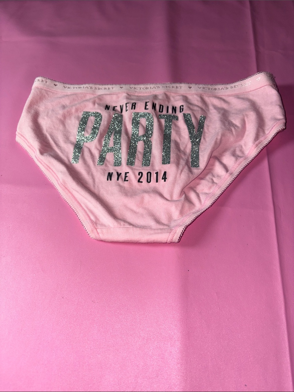 Victoria's Secret Pink 'Never Ending PARTY' Cotton Briefs